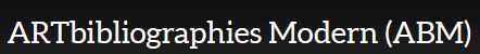art bibliographies modern