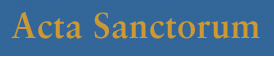 acta sanctorum