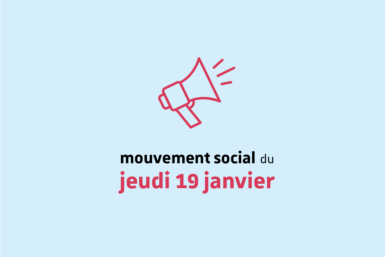 Mouvement social du jeudi 19 janvier