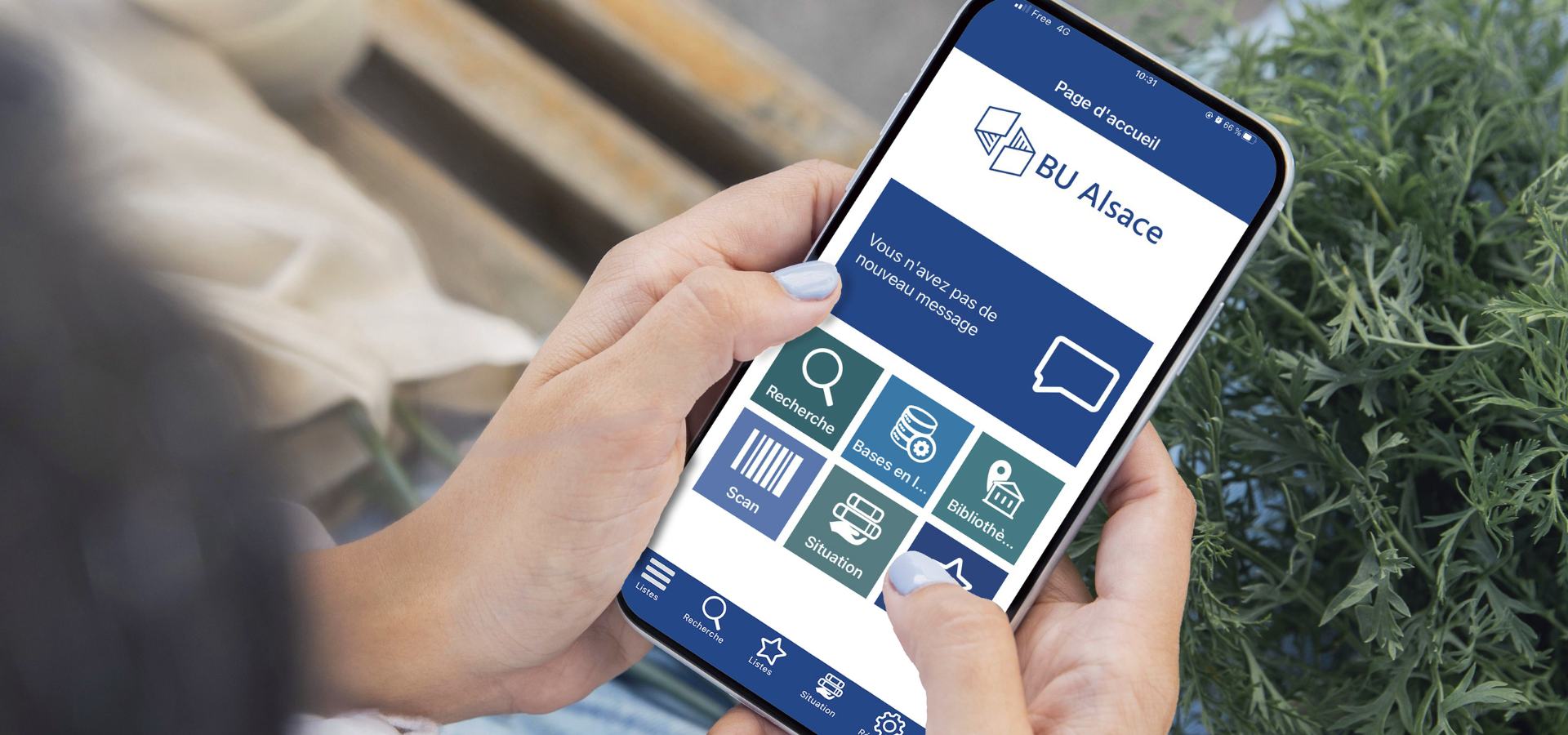 BU Alsace : l'application mobile de vos biblioth&egrave;ques