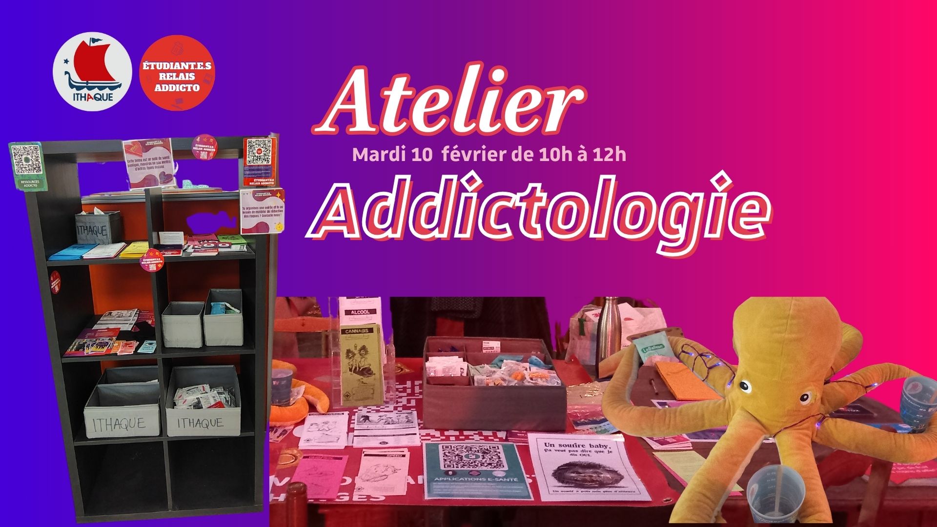 Atelier d'addictologie
